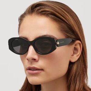 Bulgari Black Sunglasses Sleek Modern Design